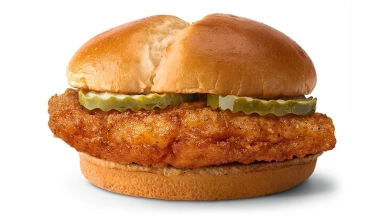 McDonald's McCrispy Chicken Sandwich Nutrition Facts