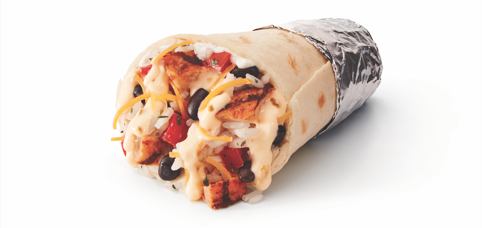 Taco John's Queso Blanco Boss Burrito with Chicken & Corn and Pepper Salsa Nutrition Facts