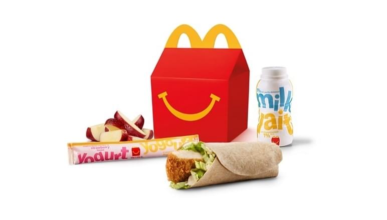 McDonald's Crispy Chicken Snack Wrap Happy Meal Nutrition Facts