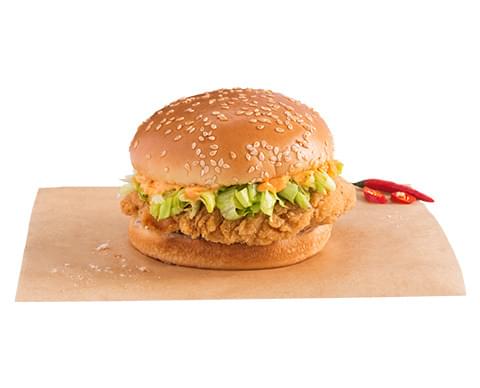 KFC Spicy Big Crunch Sandwich Nutrition Facts