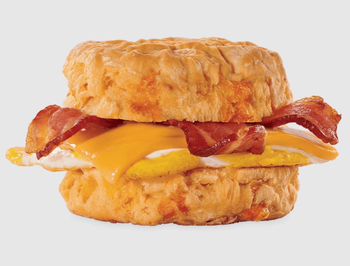 Jack in the Box Bacon Cheddar Biscuit Breakfast Sandwich Nutrition Facts