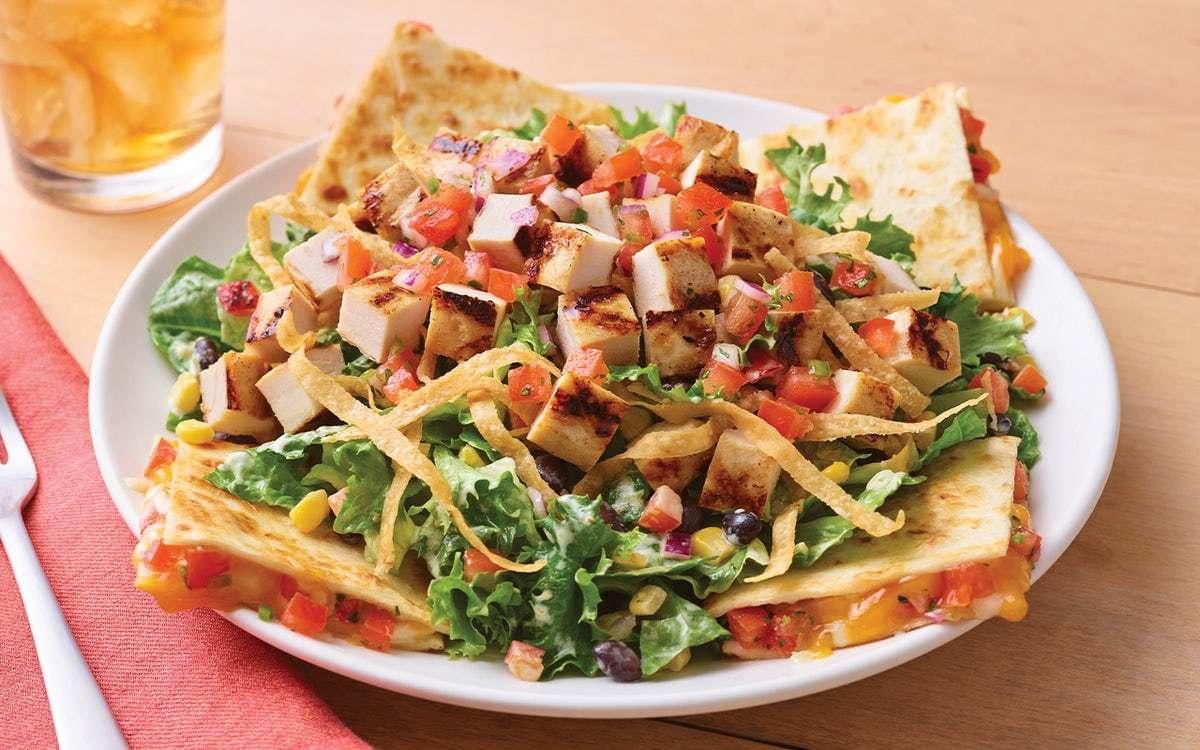 Applebee's Quesadilla Chicken Salad Nutrition Facts