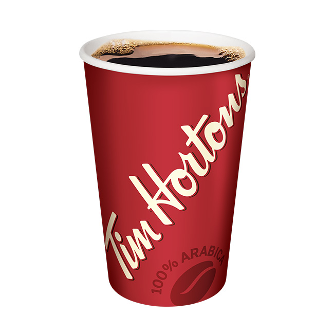 Tim Hortons Small Decaffeinated Coffee Nutrition Facts