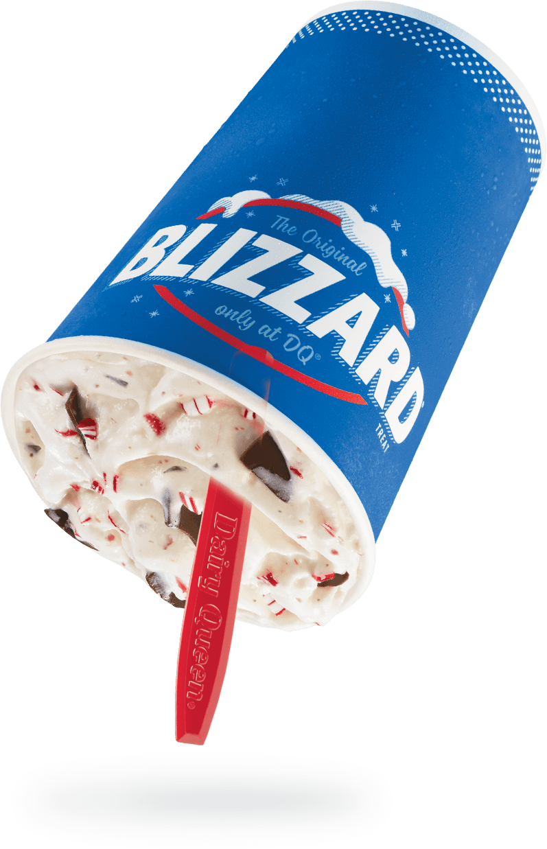 Dairy Queen Large Candy Cane Chill Blizzard Nutrition Facts