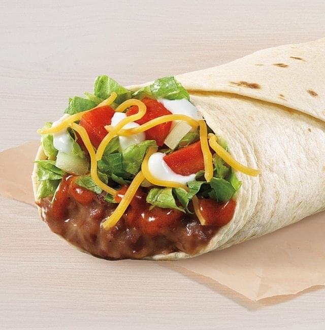 Taco Bell Veggie Burrito Supreme Nutrition Facts