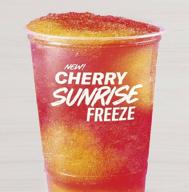 Taco Bell Cherry Sunrise Freeze Nutrition Facts