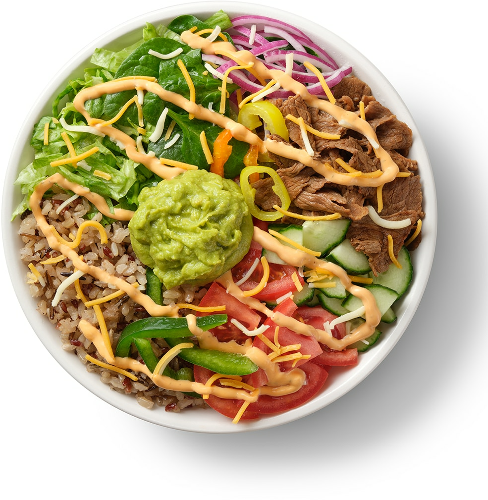 Subway Southwest Steak & Avocado Rice Bowl Nutrition Facts