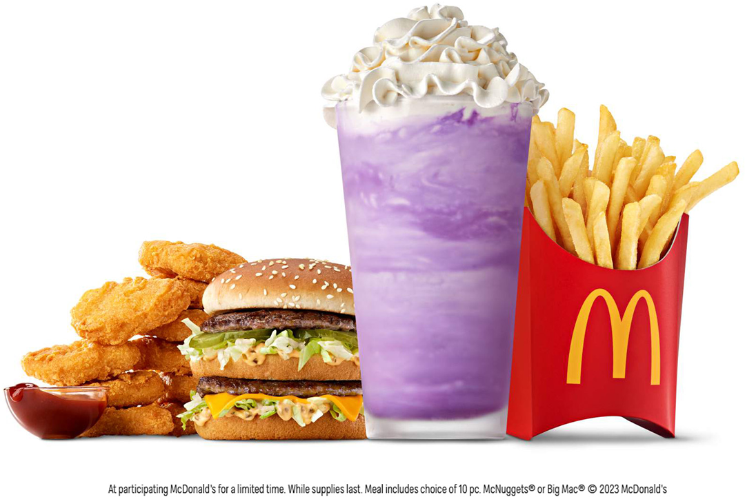 McDonald's Grimace's Birthday Shake Nutrition Facts
