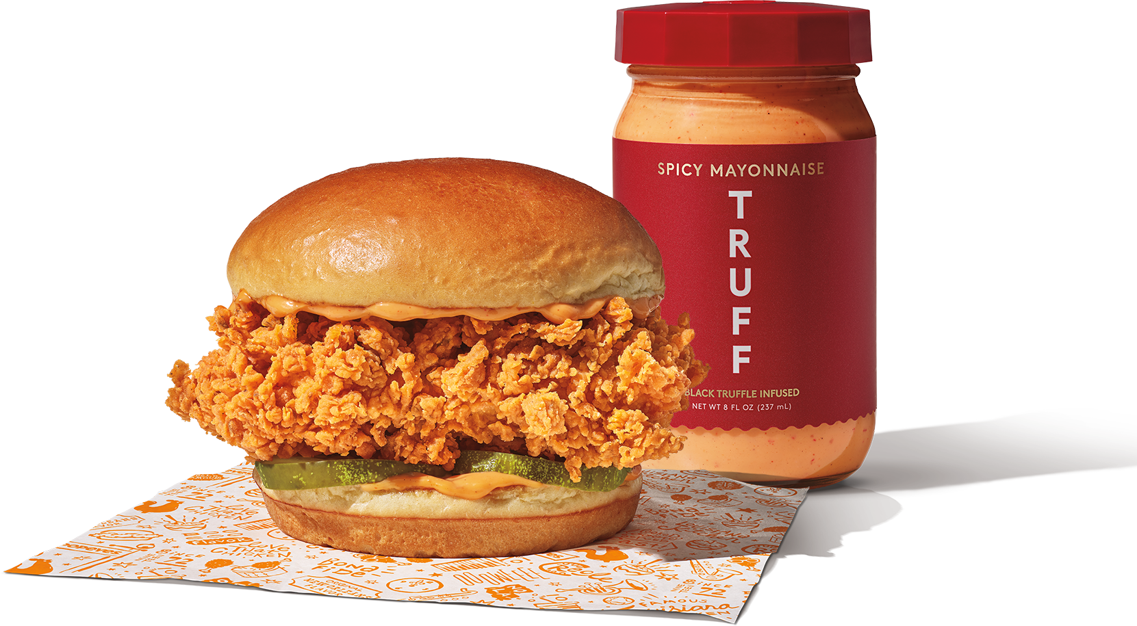 Popeyes Classic Spicy TRUFF Chicken Sandwich Nutrition Facts