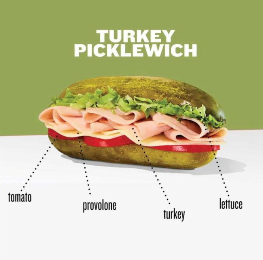 Jimmy Johns Turkey Picklewich Nutrition Facts