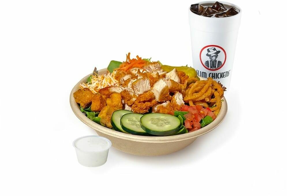 Slim Chickens Slim's Salad with Fried Tenders Nutrition Facts