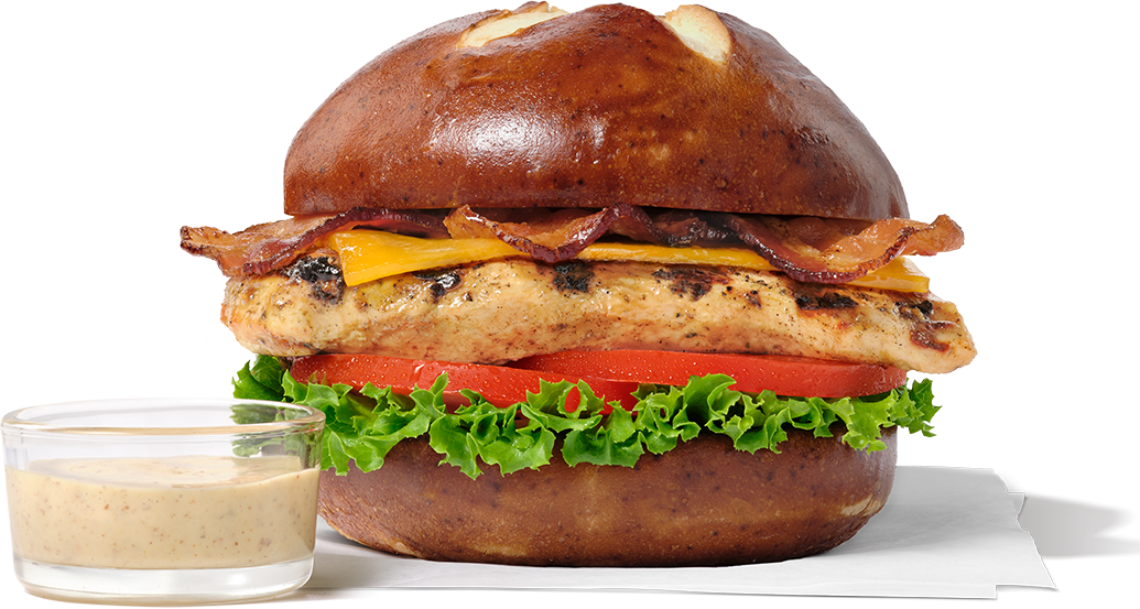 Chick-fil-A Grilled Pretzel Cheddar Club Sandwich Nutrition Facts