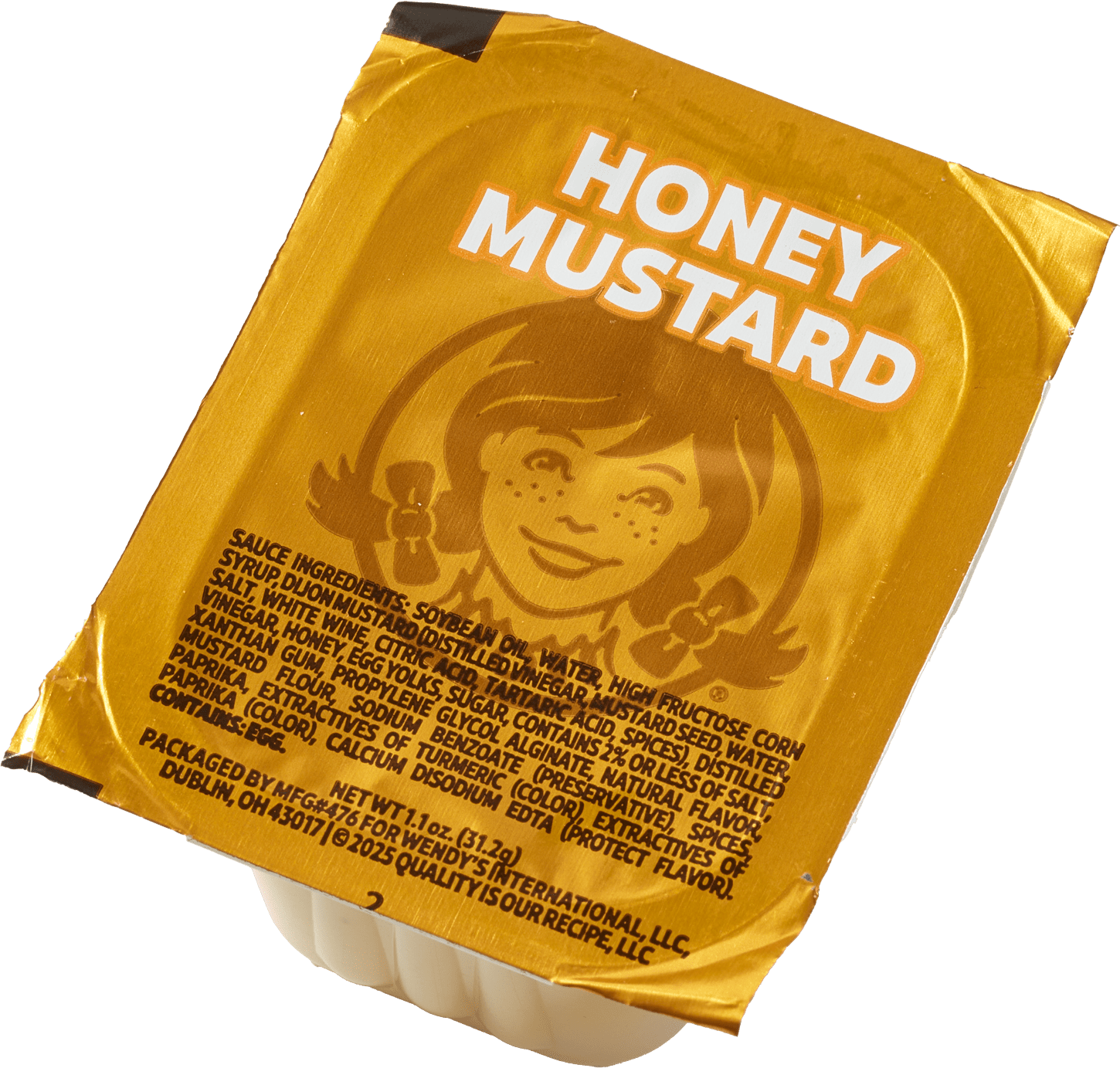 Wendy's Honey Mustard Dipping Sauce Nutrition Facts