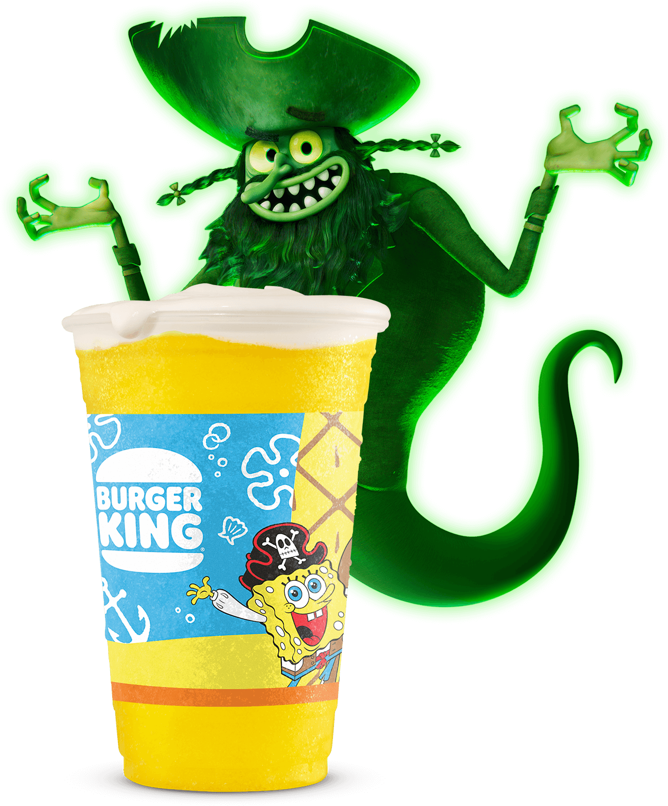 Burger King Small Pirates Frozen Pineapple Float Nutrition Facts