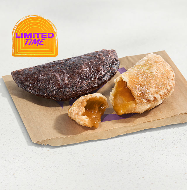 Taco Bell Chocolate Fudge and Caramel Empanadas Nutrition Facts