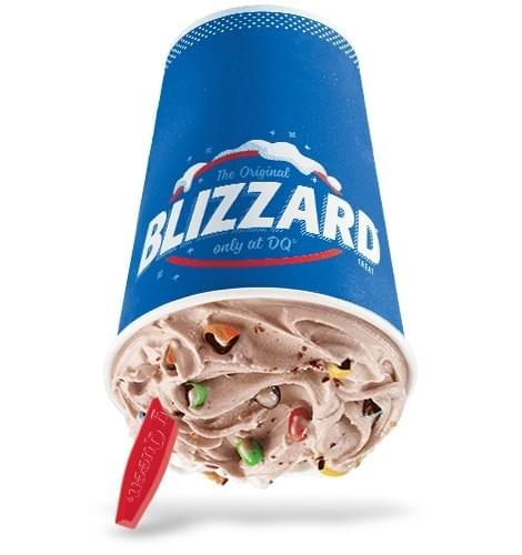 Dairy Queen Small M&M's Blizzard Nutrition Facts