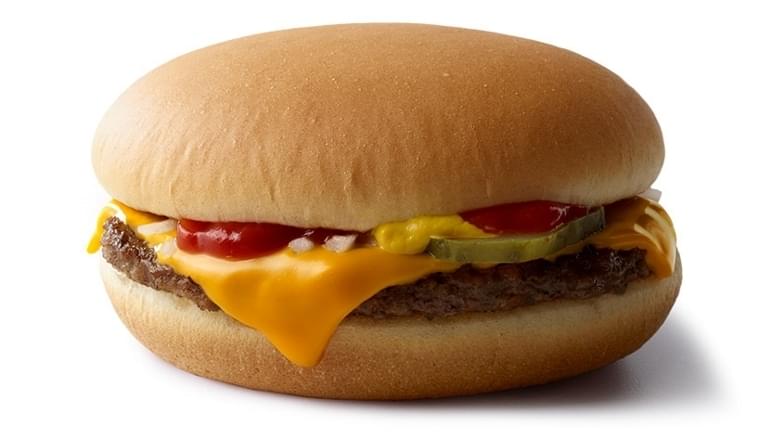 Cheese burger mcd