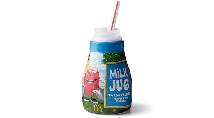 McDonald's 1% Low Fat Milk Jug Nutrition Facts