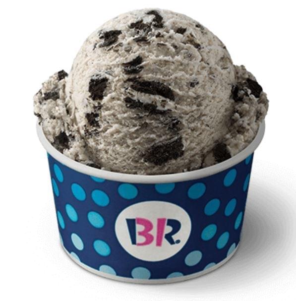 Baskin Robbins OREO Cookies n Cream Ice Cream Nutrition Facts