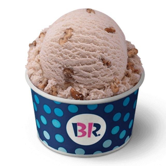 Baskin-Robbins Small Scoop Old Fashioned Butter Pecan Ice Cream Nutrition Facts