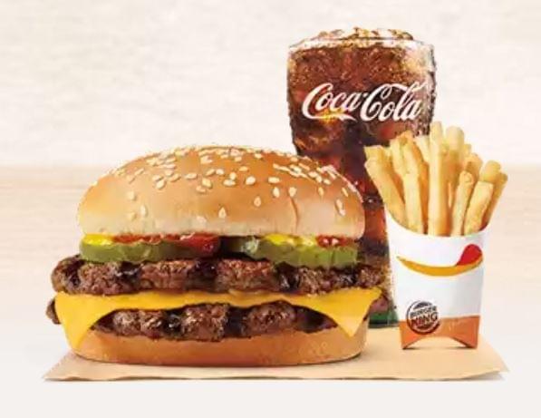 Burger King Double Cheeseburger Nutrition Facts