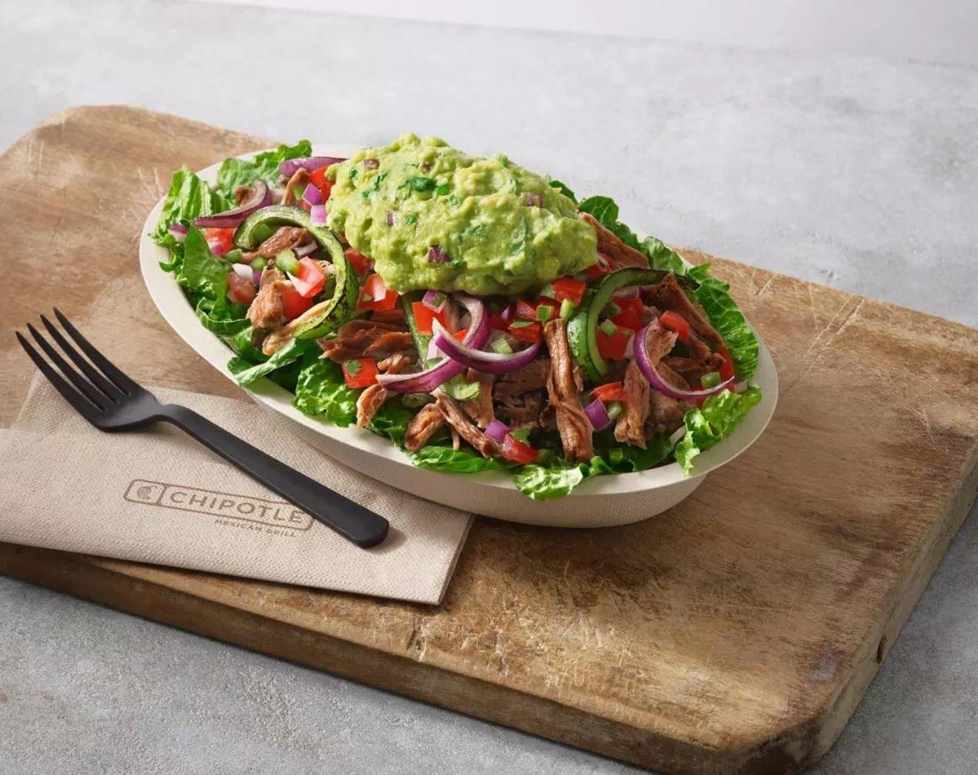 Chipotle Steak Salad Nutrition Facts