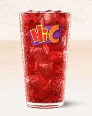 Burger King Small Hi-C Fruit Punch Nutrition Facts