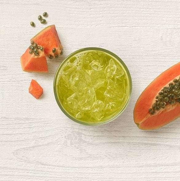 Panera 32 oz Iced Passion Papaya Green Tea Nutrition Facts