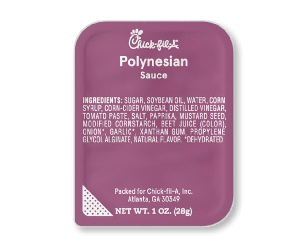 Chick fil A Polynesian Sauce Nutrition Facts