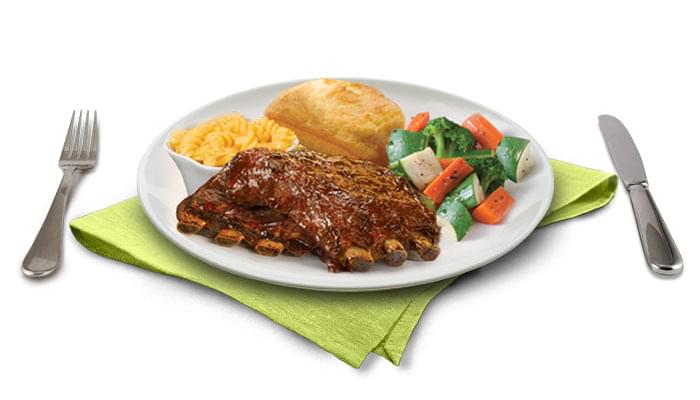 Boston Market 1/4 Rack St. Louis Style BBQ Ribs Nutrition Facts