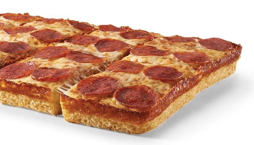 Little Caesars Pepperoni Detroit Style Deep Dish Pizza Nutrition Facts