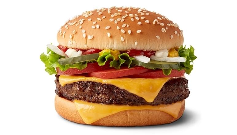 McDonald's Quarter Pounder Deluxe Nutrition Facts