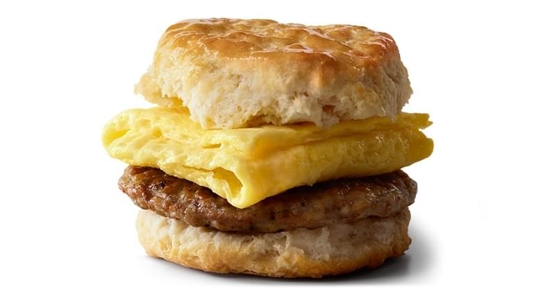 McDonald's Sausage Biscuit with Egg Large Size Nutrition Facts