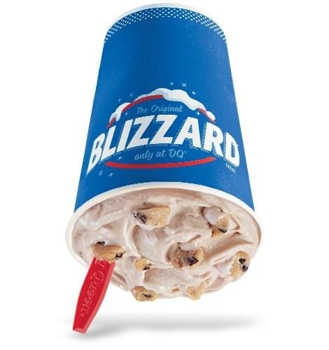 Dairy Queen Mini Chocolate Chip Cookie Dough Blizzard Nutrition Facts