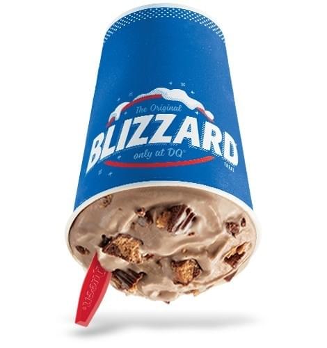 Dairy Queen Mini Reese's Chocolate Lovers Blizzard Nutrition Facts
