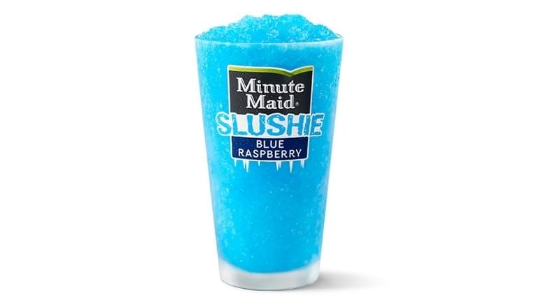 McDonald's Medium Minute Maid Blue Raspberry Slushie Nutrition Facts