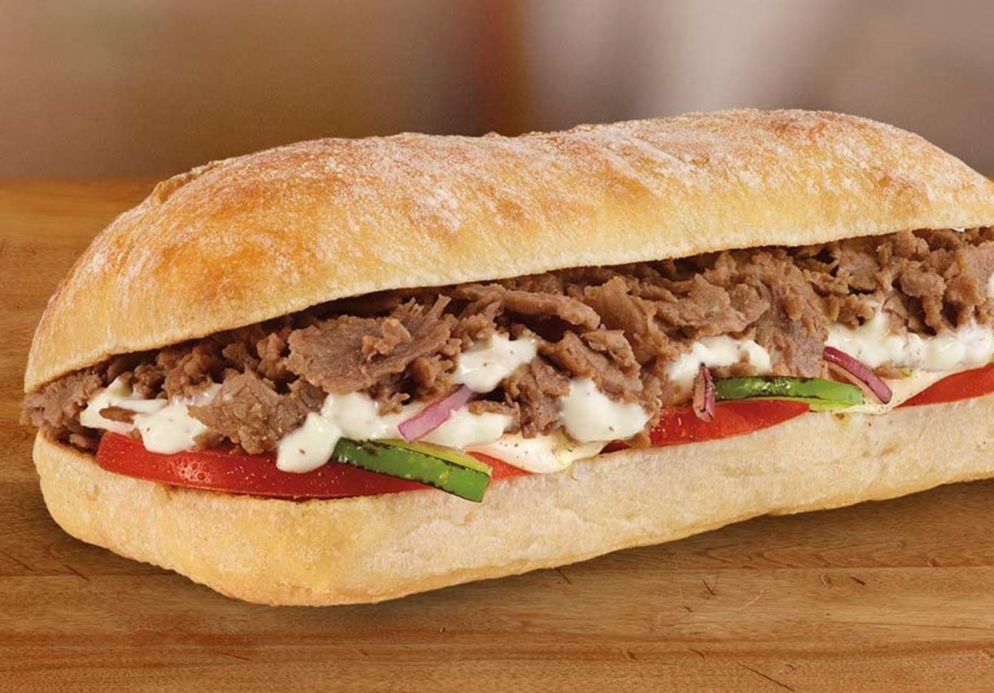 Subway Garlic Steak &amp; Provolone Ciabatta Sandwich Nutrition Facts