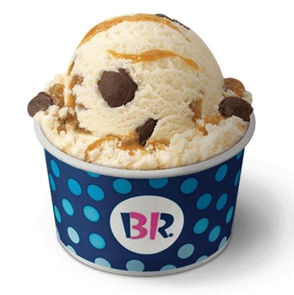 Baskin-Robbins Large Scoop Caramel Turtle Truffle Ice Cream Nutrition Facts