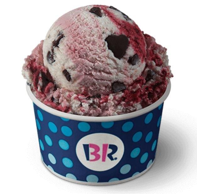 Baskin-Robbins Small Scoop Love Potion #31 Ice Cream Nutrition Facts