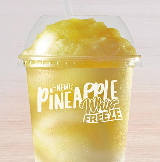 Taco Bell Pineapple Whip Freeze Nutrition Facts
