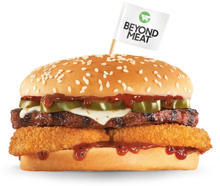 Carl's Jr Single Spicy Beyond BBQ Cheeseburger Nutrition Facts