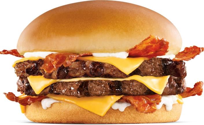 Carl's Jr Big Hamburger without cheese Nutrition Facts