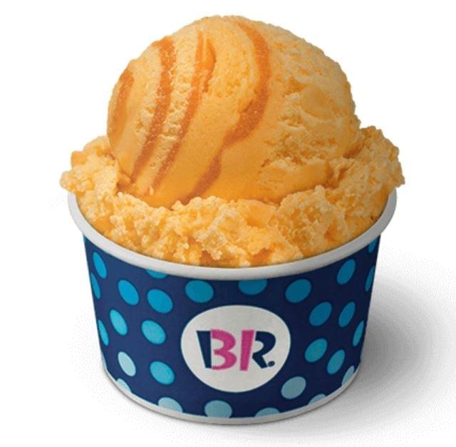 Baskin-Robbins Large Scoop Triple Mango Ice Cream Nutrition Facts