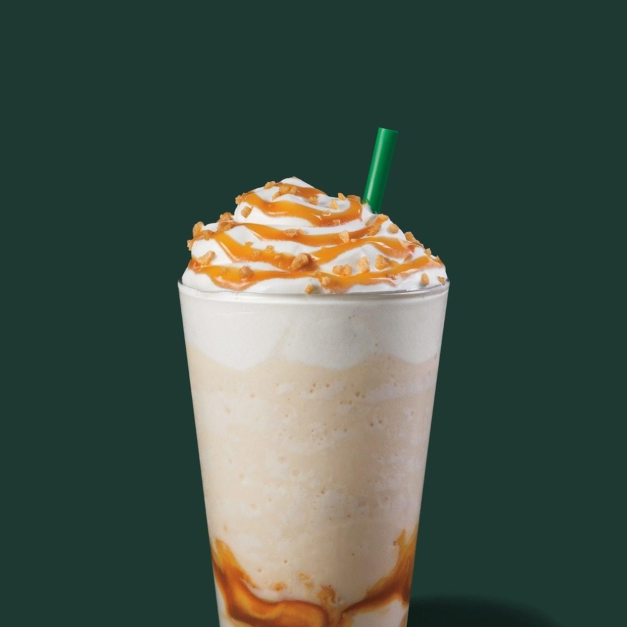 Starbucks Caramel Ribbon Crunch Creme Frappuccino Tall ...