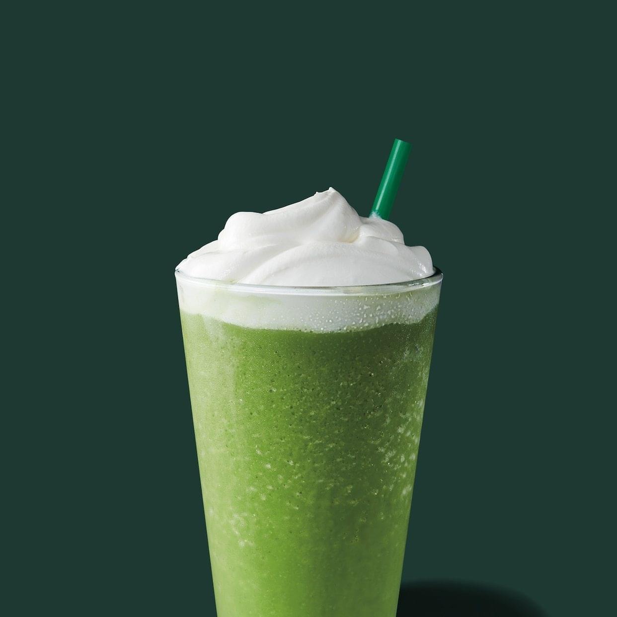 starbucks green tea latte recipe card