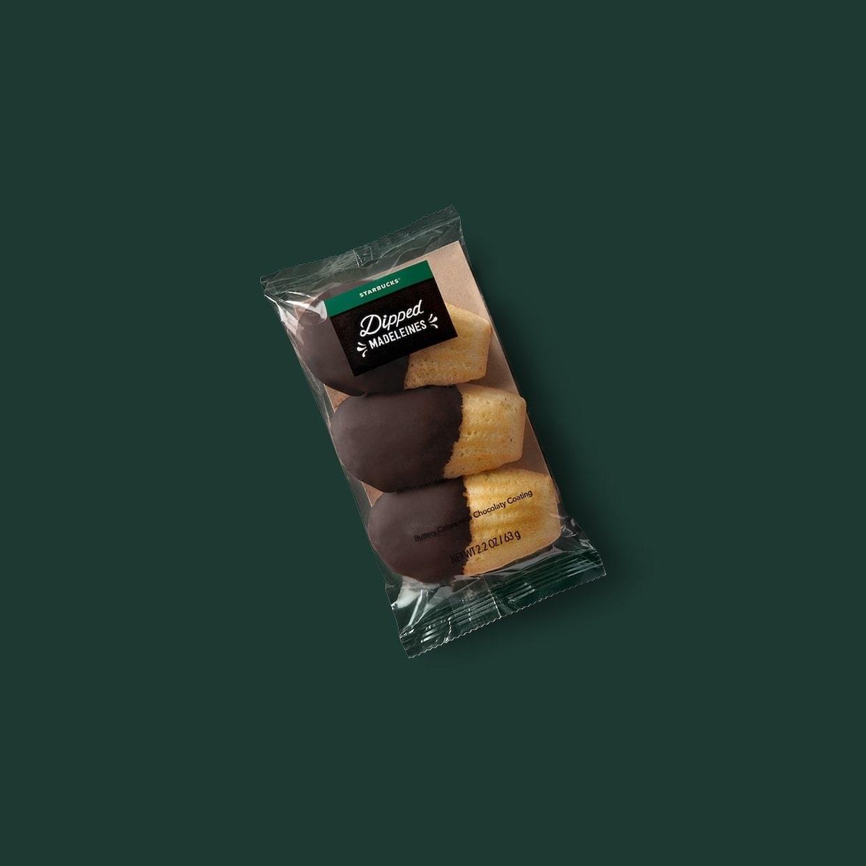 Starbucks Chocolate Dipped Madeleines Nutrition Facts