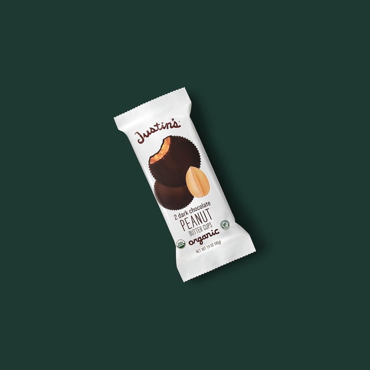 Starbucks Justin’s Dark Chocolate Peanut Butter Cups Nutrition Facts