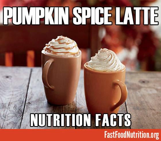 Starbucks Pumpkin Spice Latte Nutrition Facts