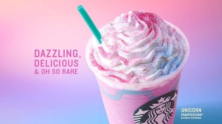 Starbucks Unicorn Frappuccino Calories and Weight Watchers Points