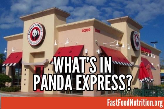 panda express nutrition